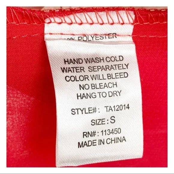 Lulumari Surplice Wrap Sleeveless Sheer Blouse S - Picture 6 of 6